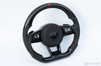 VOLANT VOLKSWAGEN R RLINE GTD GTI - KOZA / KARBÓN