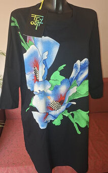 DLHÉ TRIČKO - TUNIKA XXXL