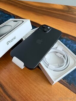 iPhone 15 128gb 100% bateria len odbaleny