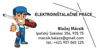 Elektroinštalačné práce