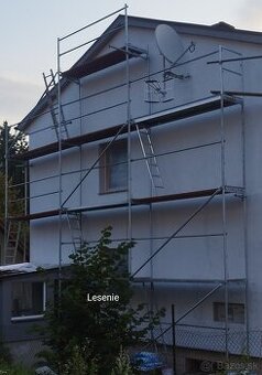 Predám nové pozinkované fasádne lešenie 79m2