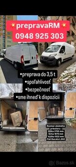 ✅ PREPRAVA – SŤAHOVANIE – VYPRATÁVANIE – ŽILINA & okolie