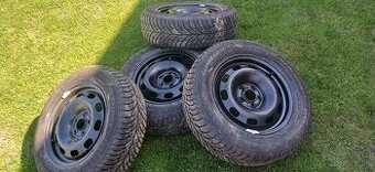 5x100 r15 plech.disky +Matador celoroč.pneu.195/65r15