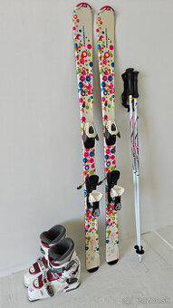 LYŽE TECNO PRO SWEETY 140CM + LYŽIARKY DALBELLO 37,5EUR