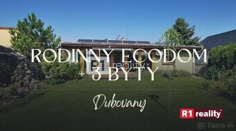 Jedinečná Investícia v Dubovanoch - Rodinný dom "ECODOM 207