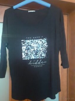 Tricko cierne Orsay L s dlhym rukavom