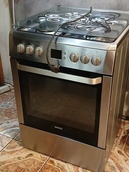 kombinovaný funkčný sporák nerez