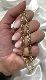 NOVÁ Krásna zlatá retiazka s moderným dizajnom - Korai - 1