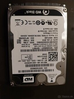 Predám 2,5 '' HDD WD 320 GB 7200 RPM SATA disk