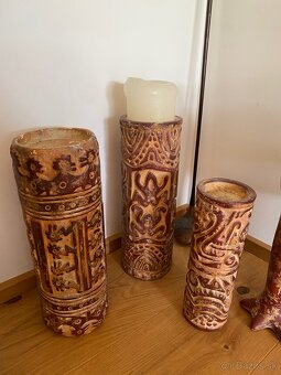 Svietniky, dekorácia - replika prekolumbijskej kultúry