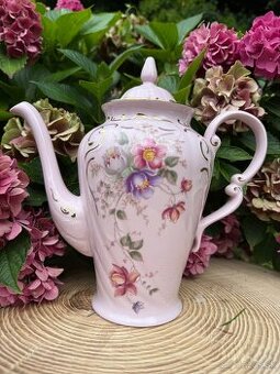 Kanvica ružový porcelán Loučky