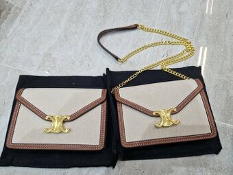 Nova crossbody Celine tavia hneda a canvas