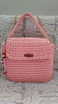 Ručne háčkovaná kabelka