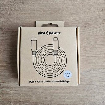 TOP: Nabijaci 60 W kabel AlzaPower USB-C