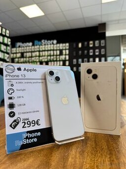 ZÁRUKA 1 ROK  |  iPhone 13 128GB Starlight