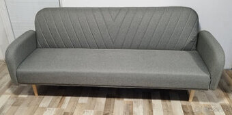 rozkladaci sivy gauc Jysk, 210 cm sirka