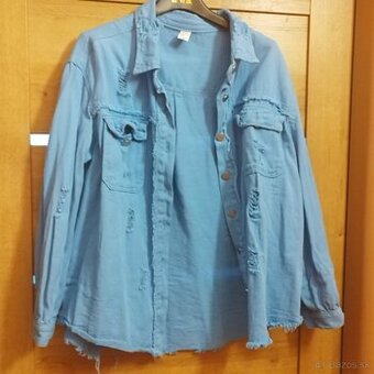 Damska riflova bunda velk.XL