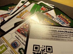 Pokémon online TCG QR kódy