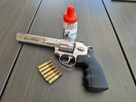 Airsoftový revolver DAN WESSON 6 "stainless - CO2