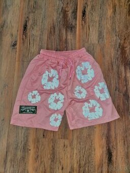 Denim tears kratke gate kratase ružove panske/unisex shorts