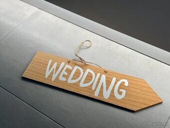 Svadobná šípka Wedding - obojstranná
