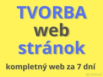 Tvorba web stránok na mieru