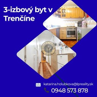 Na predaj: 3-izbový byt v Trenčíne – vyhľadávaná lokalita s