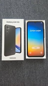 📱 Samsung Galaxy A34 5G – 8/256 GB, ako nový, ešte v záruke