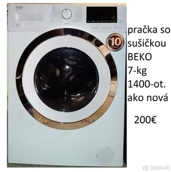 predám pračku so sušičkou Elektrolux.Whirlpool ...