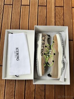 Iceberg tenisky Sneakersy 7603 Z 22IIU154003 Hnedá