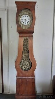 Starožitné francouzské podlahové hodiny-nefunkční