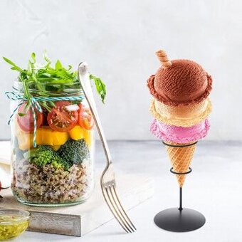 Stojan na zmrzlinové kornúty držiak na zmrzlinu