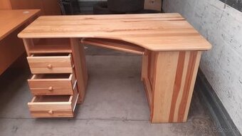 Predám rohový PC stôl – masív/borovica