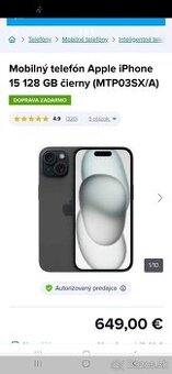 Apple iPhone 15 128GB.