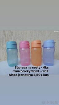 Súprava minivodiciek 4x90ml - Tupperware
