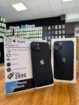ZÁRUKA 1 ROK |  iPhone 13 128GB Midnight