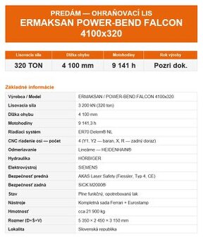 ERMAKSAN POWER-BEND FALCON 4100x320.