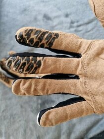 Letné koženné rukavice na motorku. Veľkosť č.8