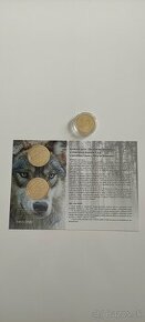 5 eur Fauna a Flora - Vlk dravý - autorská karta