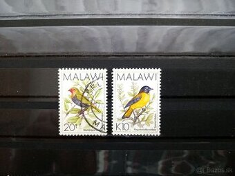 Poštové známky č.734 - Malawi - vtáci