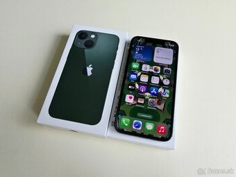 APPLE iPhone 13 mini 128GB,GREEN,ZDRAVIE BATERKY 100%