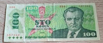 20kcs 1988 vzácna séria H71, 100kcs 1989