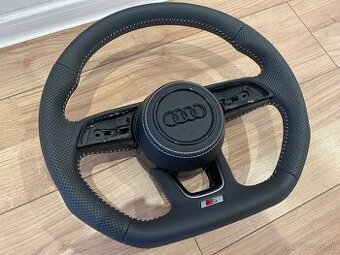 VOLANT KOZENY ZKOSENY PERFOROVANY kožený A4 S4 B9 A5 B9 Q5