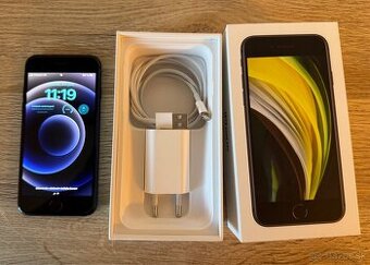 Apple iPhone SE 2020 64GB Black – TOP stav, komplet balenie