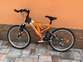 Celoodpružený Detský Horský Bicykel CROSS WIND 24”