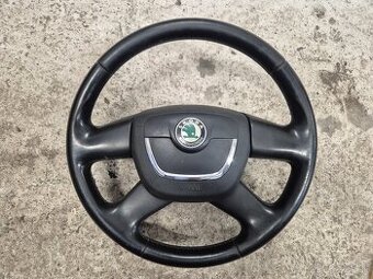 Predám koženy volant kompletný - Škoda Octavia II 2 facelift