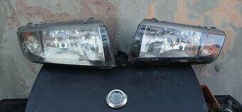 Predam predné svetlá fabia 1 z čiernym lemovaním