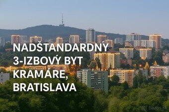 🏡 Na predaj: Nadštandardný 3-izbový byt Kramáre, Bratislava