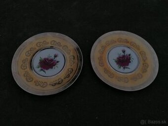 Predám porcelánové podšálky Ruža