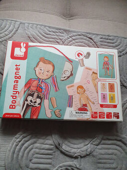 Magnetická skladačka - ľudské telo